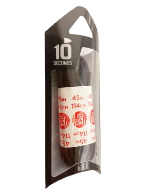 10 Seconds ® Athletic Oval Laces | Brown