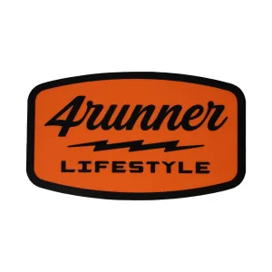 4Runner Lifestyle Orange Moto Sticker