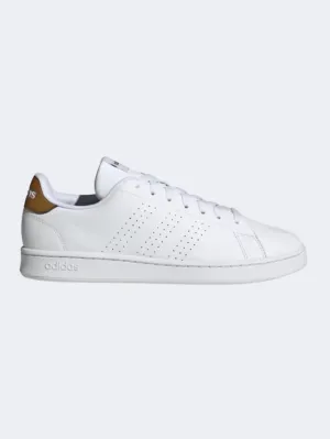 Adidas Advantage Men Sportswear Shoes White/White/Bronze