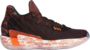 Adidas Dame 7 'I Am My Own Fan 2KDAY' Sneakers, Red