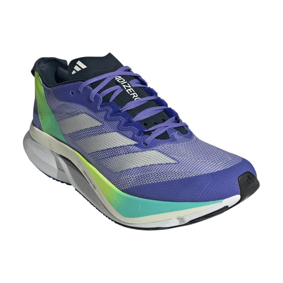 adidas Men's Adizero Boston 12 Cobalt Blue/Zero Metallic/Lucid Blue