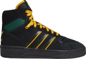 Adidas Na-Kel Smith x Rivalry Hi OG 'Collegiate Gold' Sneakers, Black