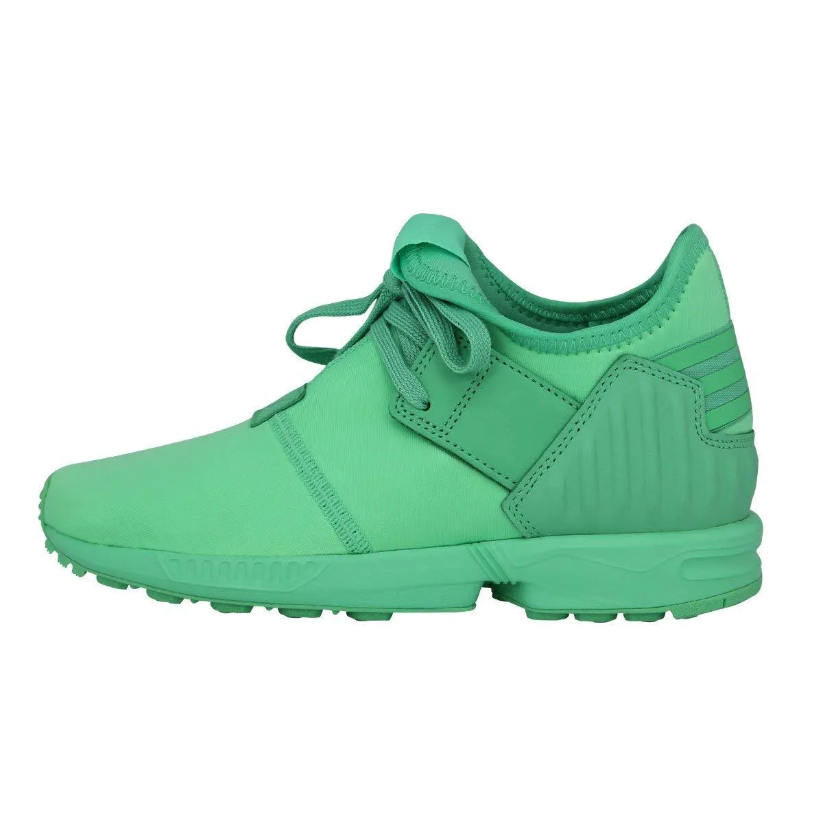 Adidas Originals ZX Flux Plus K Green Boys/Girls Sneakers