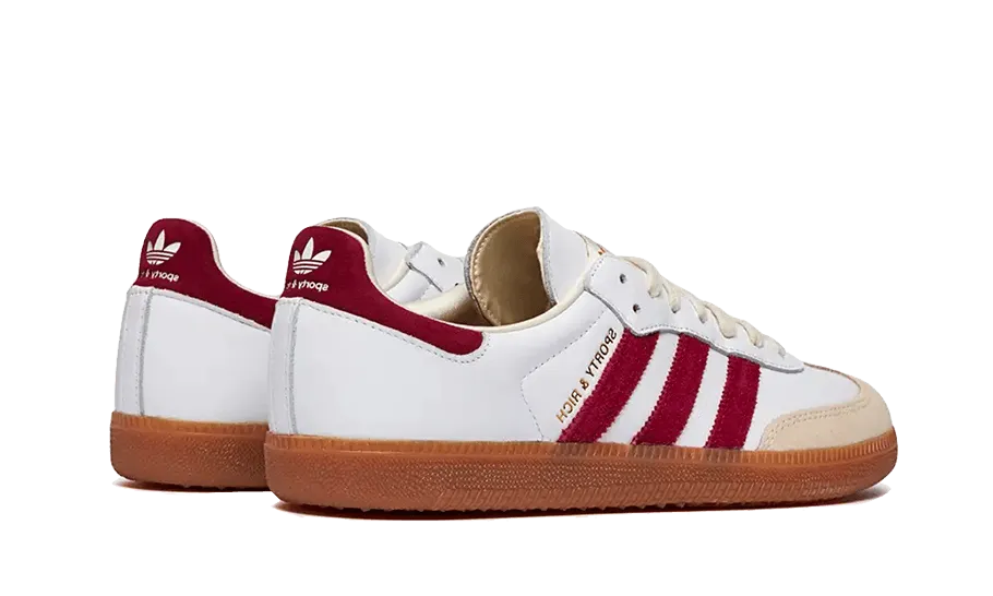 Adidas Samba Sporty & Rich White Collegiate Burgundy