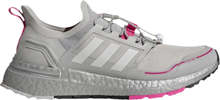 Adidas Wmns UltraBoost Winterdy 'Grey Shock Pink' sneakers, gray