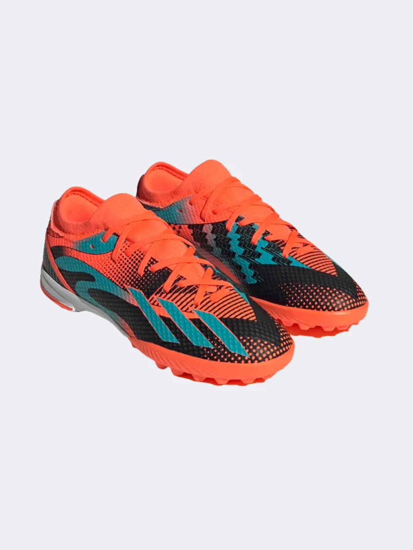 Adidas X Speedportal Messi.3 Turf Kids Turf Shoes Orange/Mint