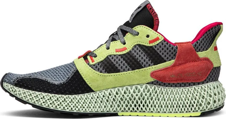 Adidas ZX 4000 Futurecraft 4D 'Grey Yellow' sneakers, gray