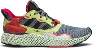 Adidas ZX 4000 Futurecraft 4D 'Grey Yellow' sneakers, gray