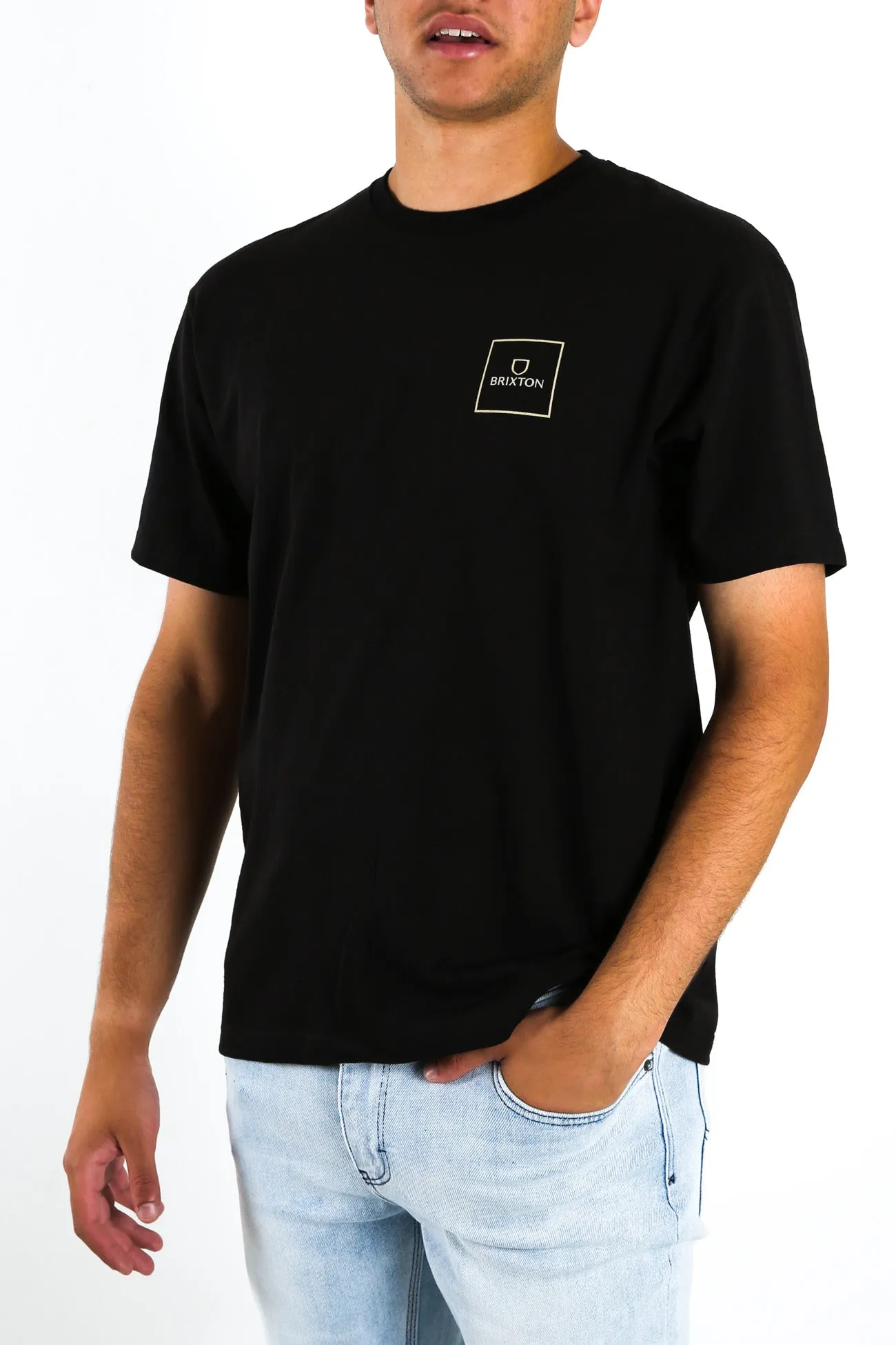 Alpha Square Short Sleeve Standard Tee Black