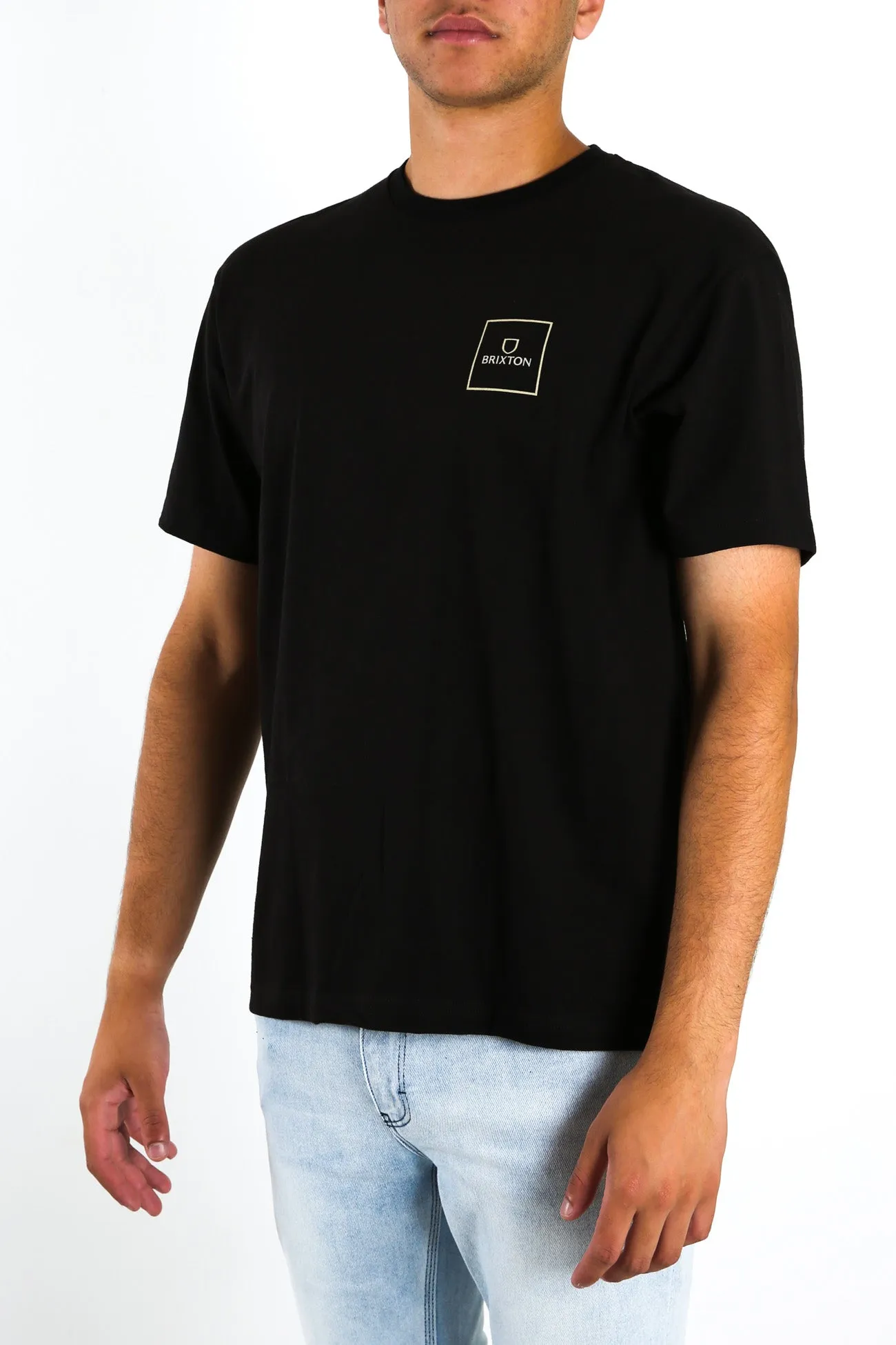 Alpha Square Short Sleeve Standard Tee Black