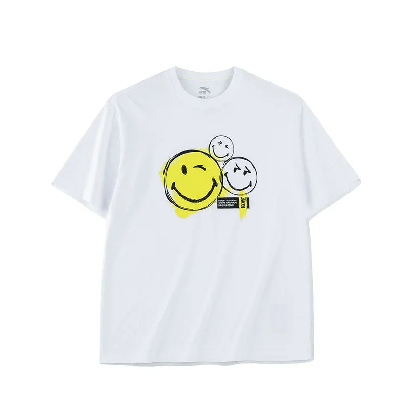 ANTA Men's IP Smiley Lifestyle SS Tee Shirt