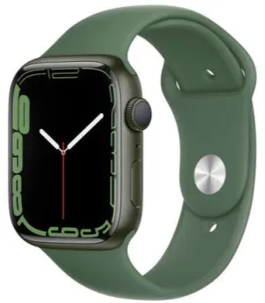 Apple Watch Series 7 (GPS) 45mm Green Aluminum Case with Green Sport Band (MKN73LL)