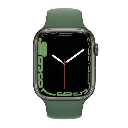 Apple Watch Series 7 (GPS) 45mm Green Aluminum Case with Green Sport Band (MKN73LL)