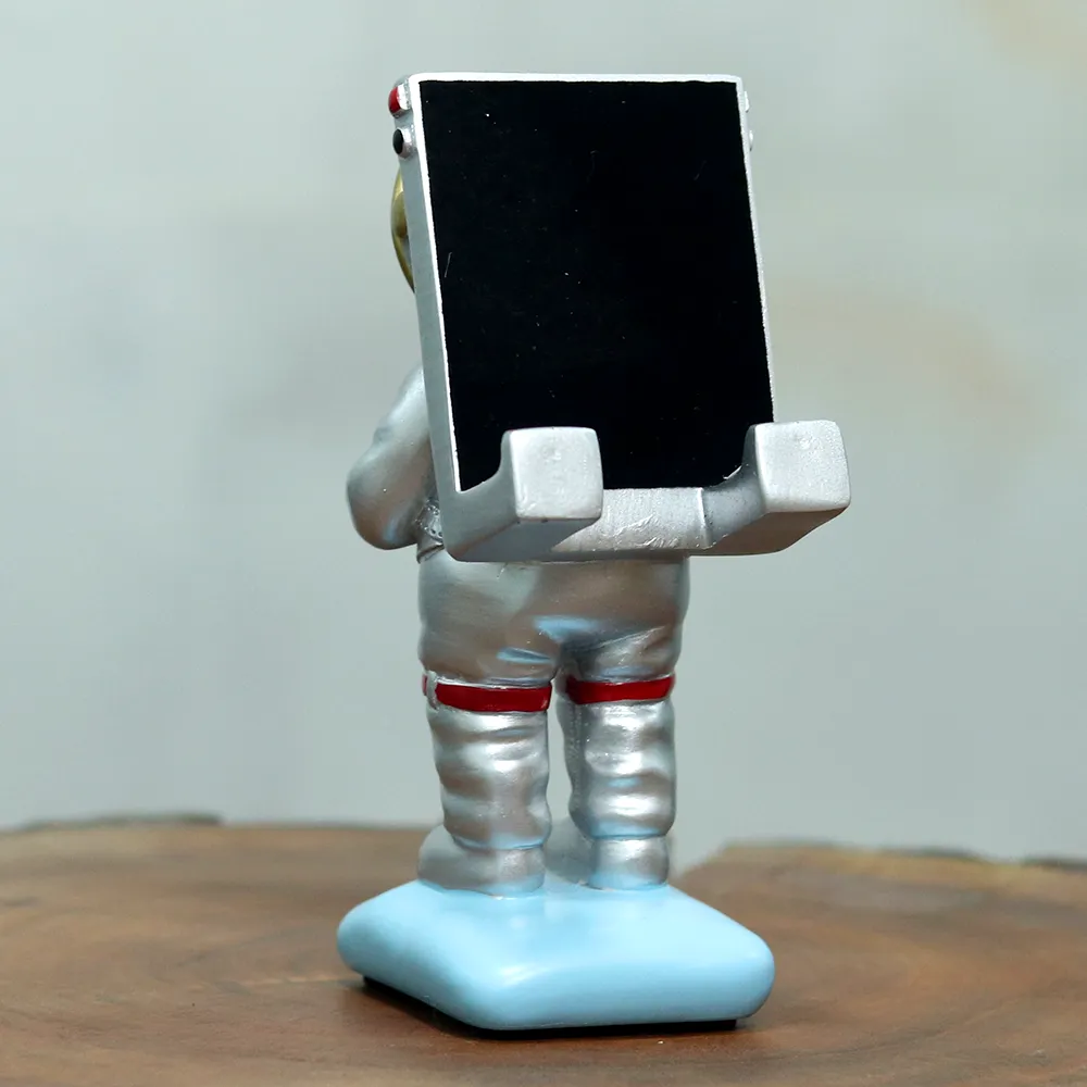 Astronaut Mobile Phone Stand (Silver)