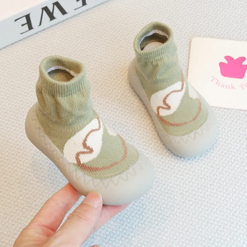 Baby Socks Shoes Infant Cute Cartoon Kids Soft Rubber Sole Booties Toddler Girls First Walker