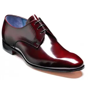 BARKER Rutherford Shoes - Mens Derby Style - Burgundy Cobbler