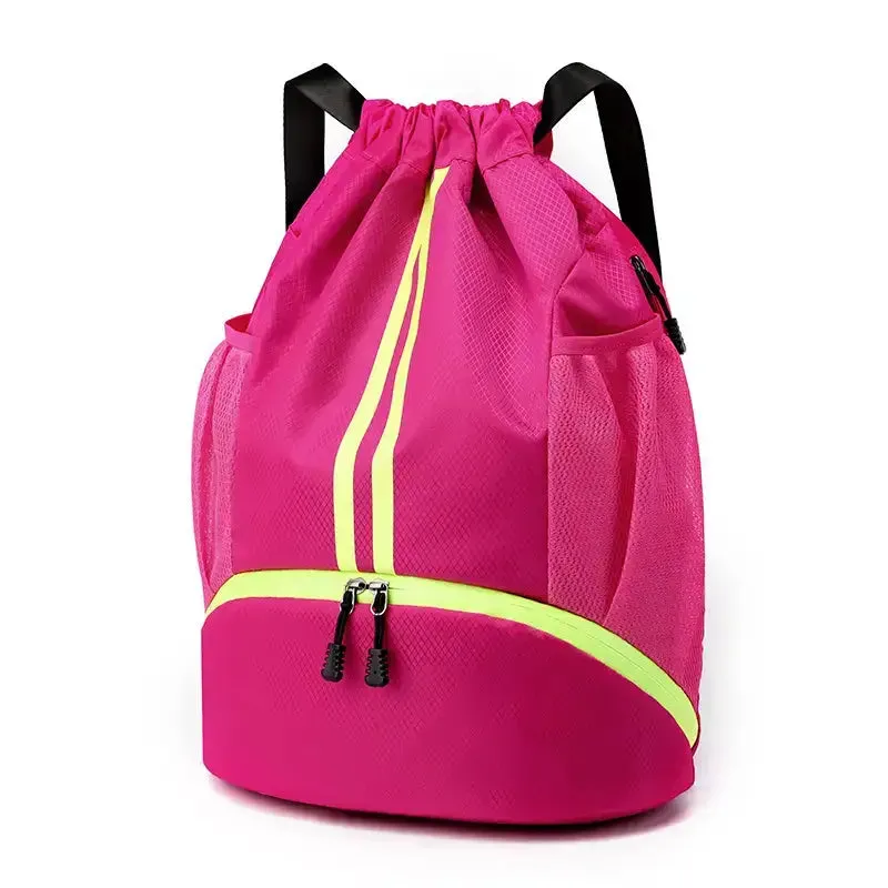 Basketball Drawstring Backpack with Custom Logo