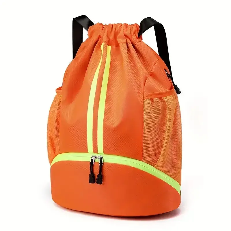 Basketball Drawstring Backpack with Custom Logo