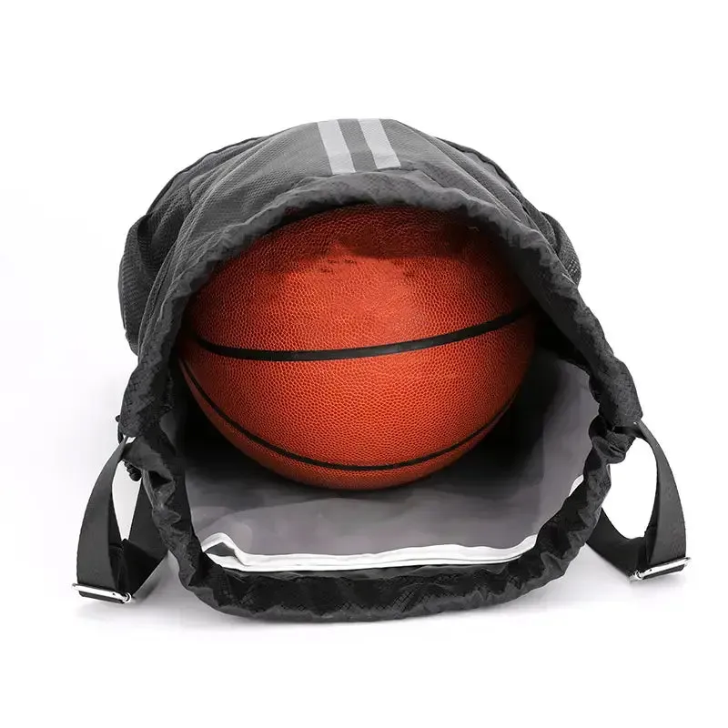 Basketball Drawstring Backpack with Custom Logo