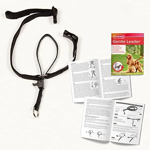 Beaphar Gentle Leader Head Collar for Medium Dogs Stops Pulling on the Lead