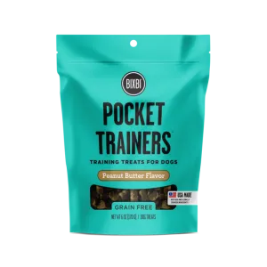 Bixbi Pocket Trainers - Peanut Butter Treats for Dogs