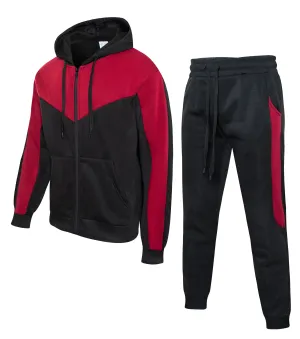 Black Fleece Jogging Ensemble Active Comfort