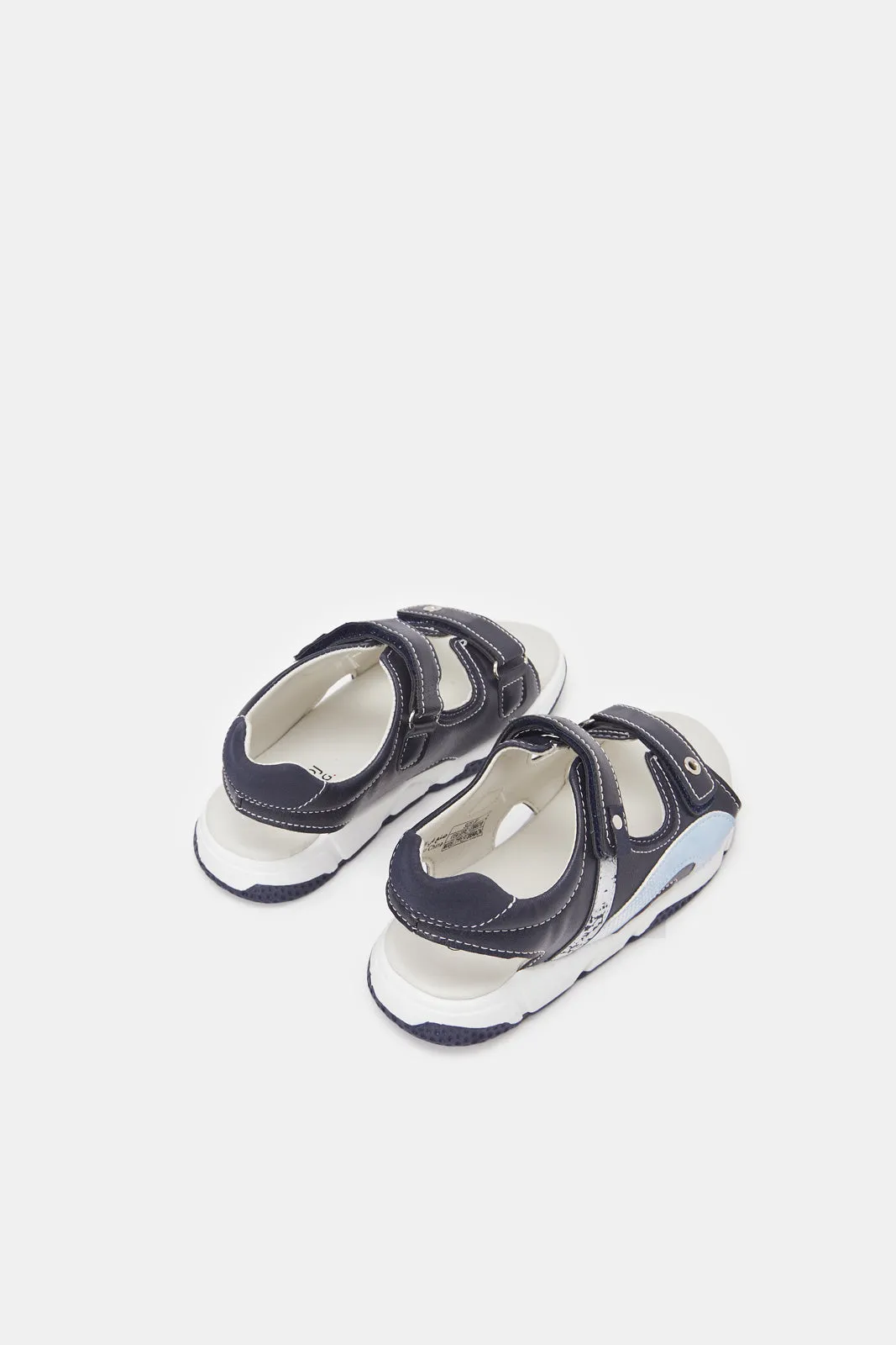 Boys Navy Velcro Trekker Sandal