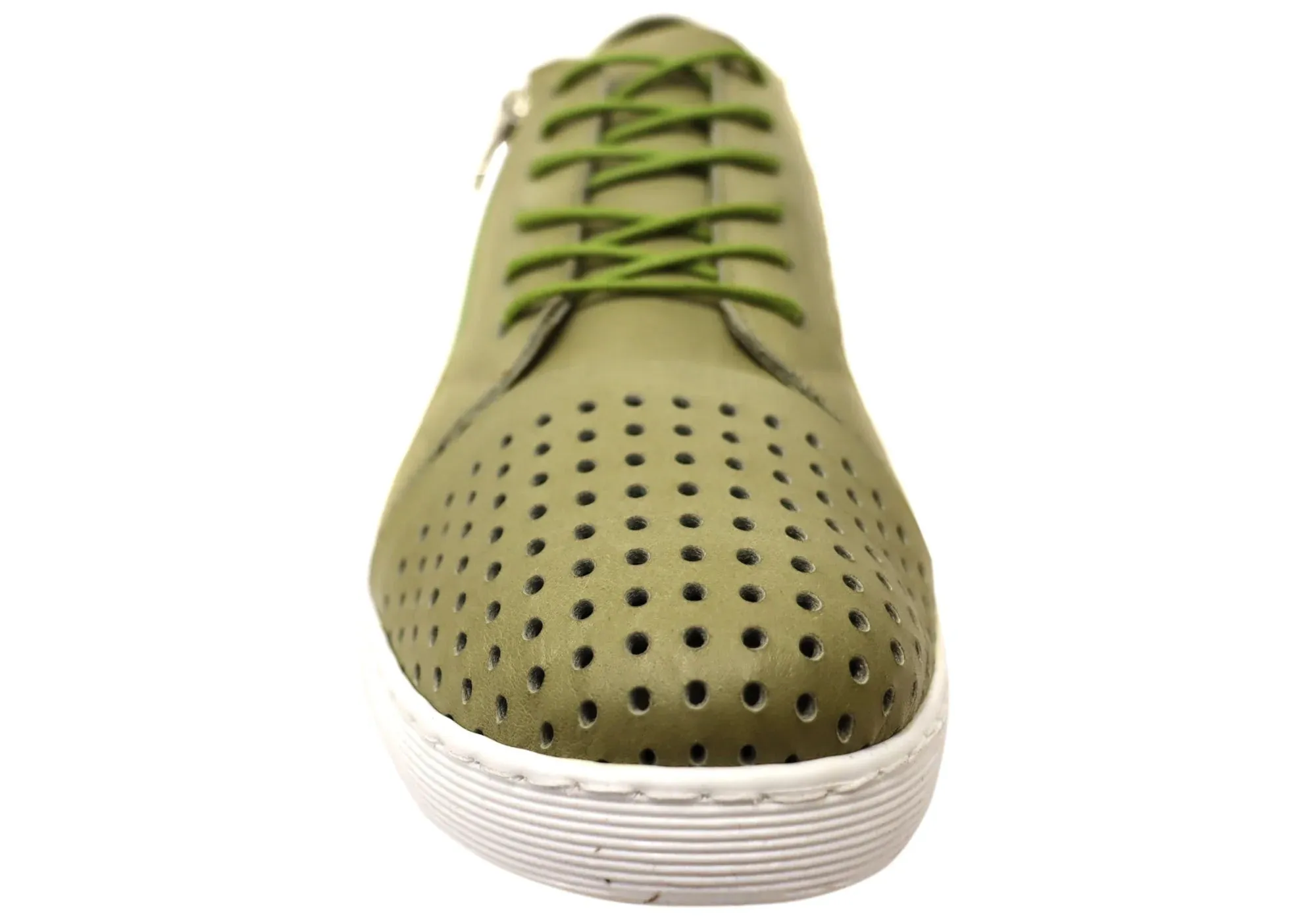 Cabello EG17 Leather Sneaker - Pistachio