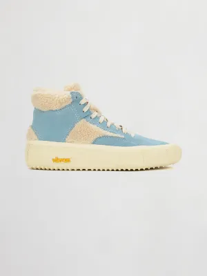 Capo Faux Shearling Sneakers - Suede/ Faux Shearling