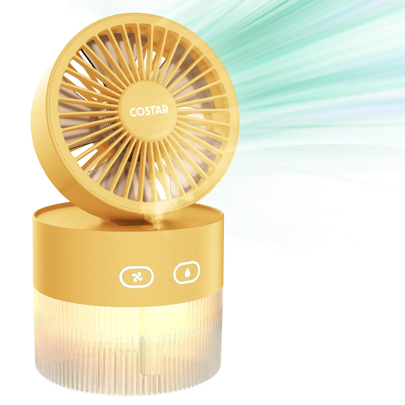 COSTAR Portable Table Fan with Mist Humidify