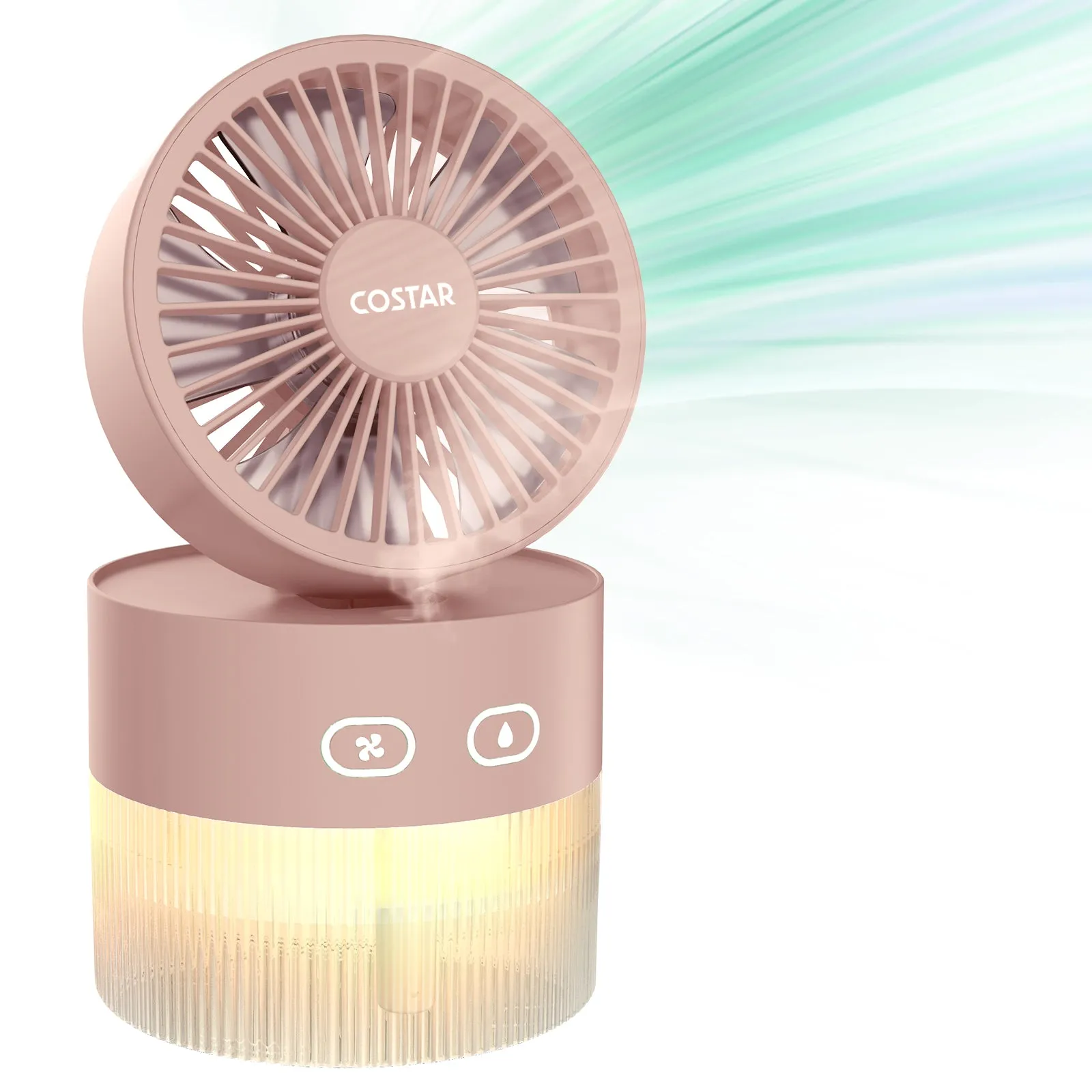 COSTAR Portable Table Fan with Mist Humidify