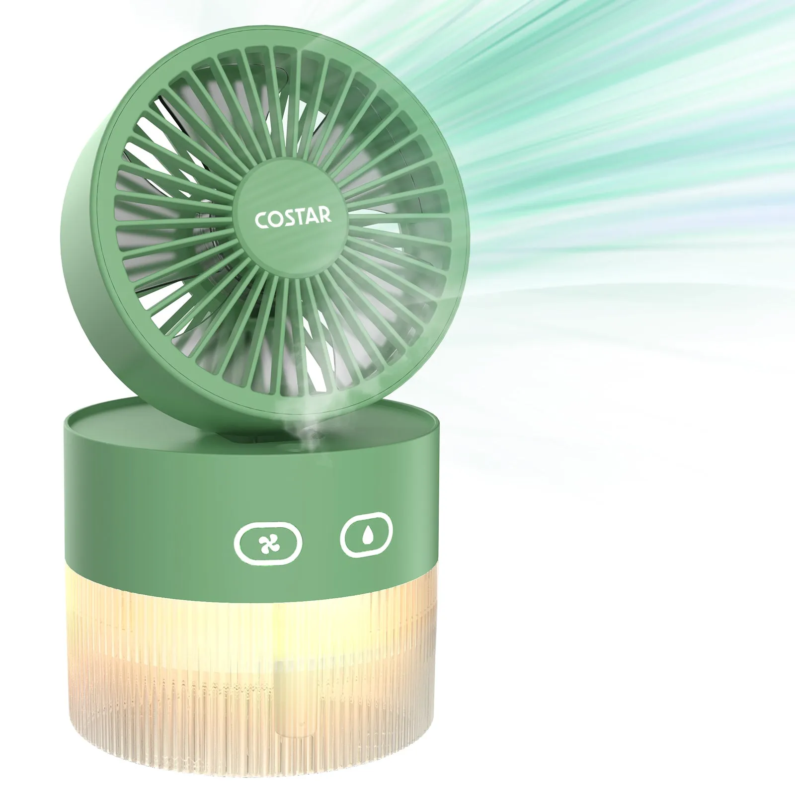 COSTAR Portable Table Fan with Mist Humidify