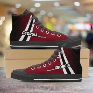 #DawgNation Georgia Canvas High Top Shoes