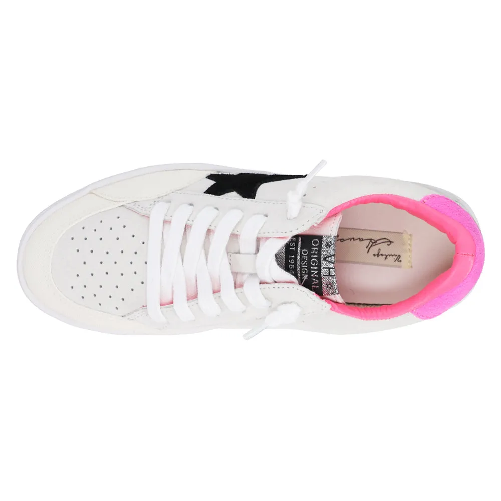 Destiny Perforated Lace Up Sneakers