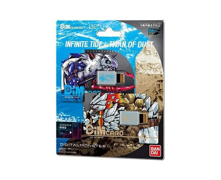 Digimon Dim Card Set: Infinite Tide & Titan Of Dust