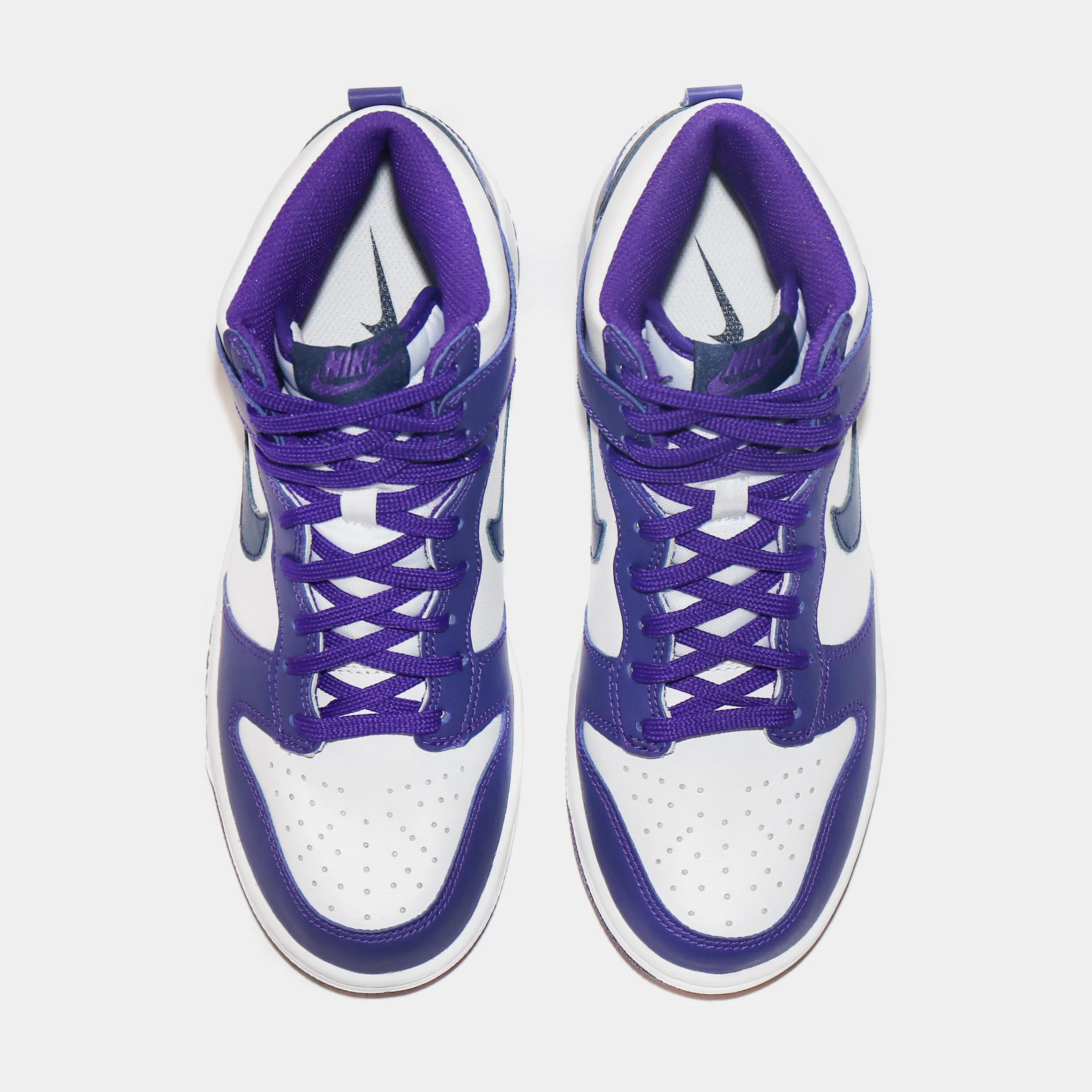 Dunk High Navy Court Purple Grade School Lifestyle Shoes (Navy/Purple) Limit One Per Customer