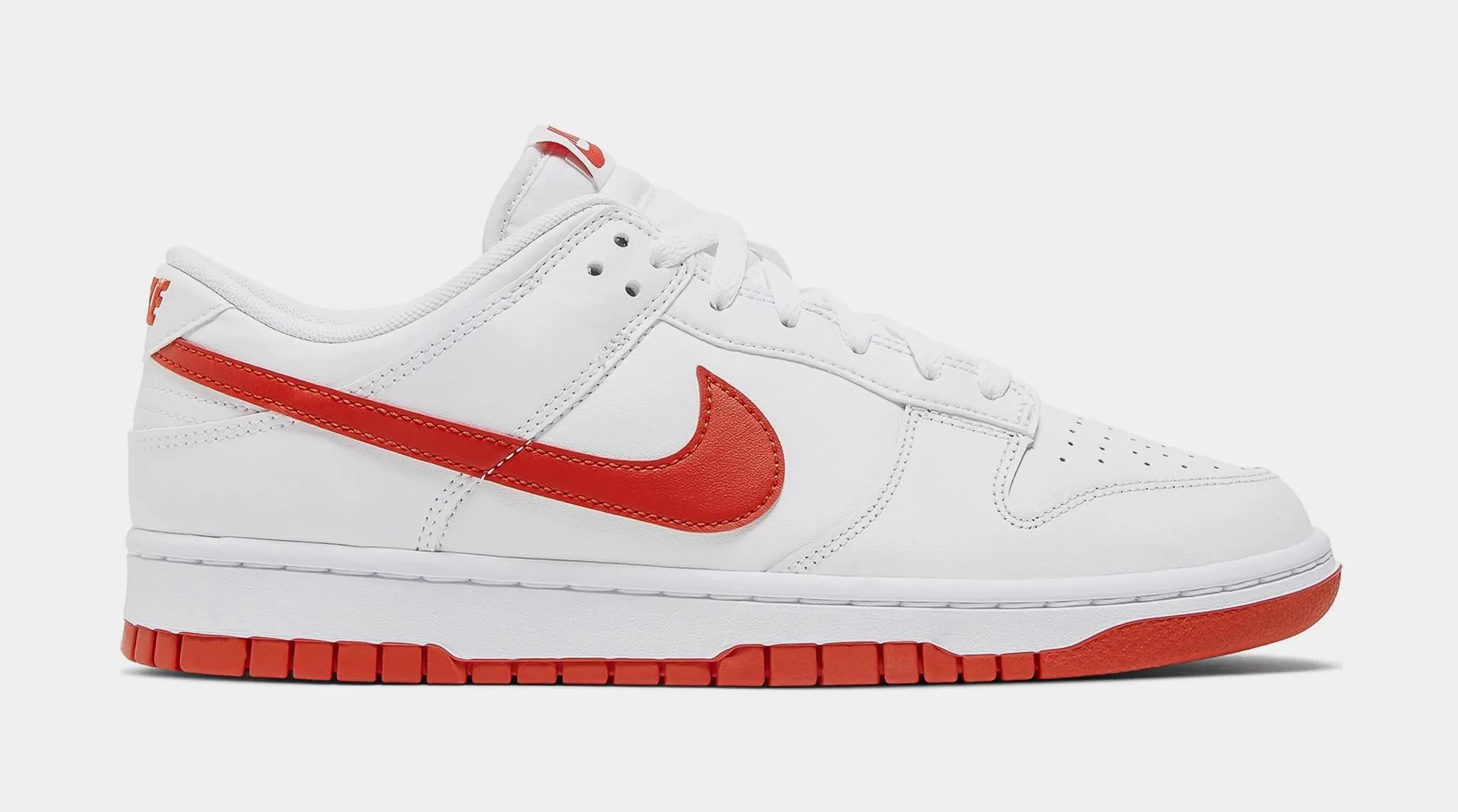 Dunk Low Picante Red Mens Lifestyle Shoes (White/Red)