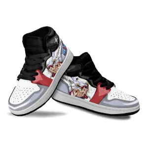 Edward Newgate Kids Sneakers Custom OP Anime Shoes For Kids