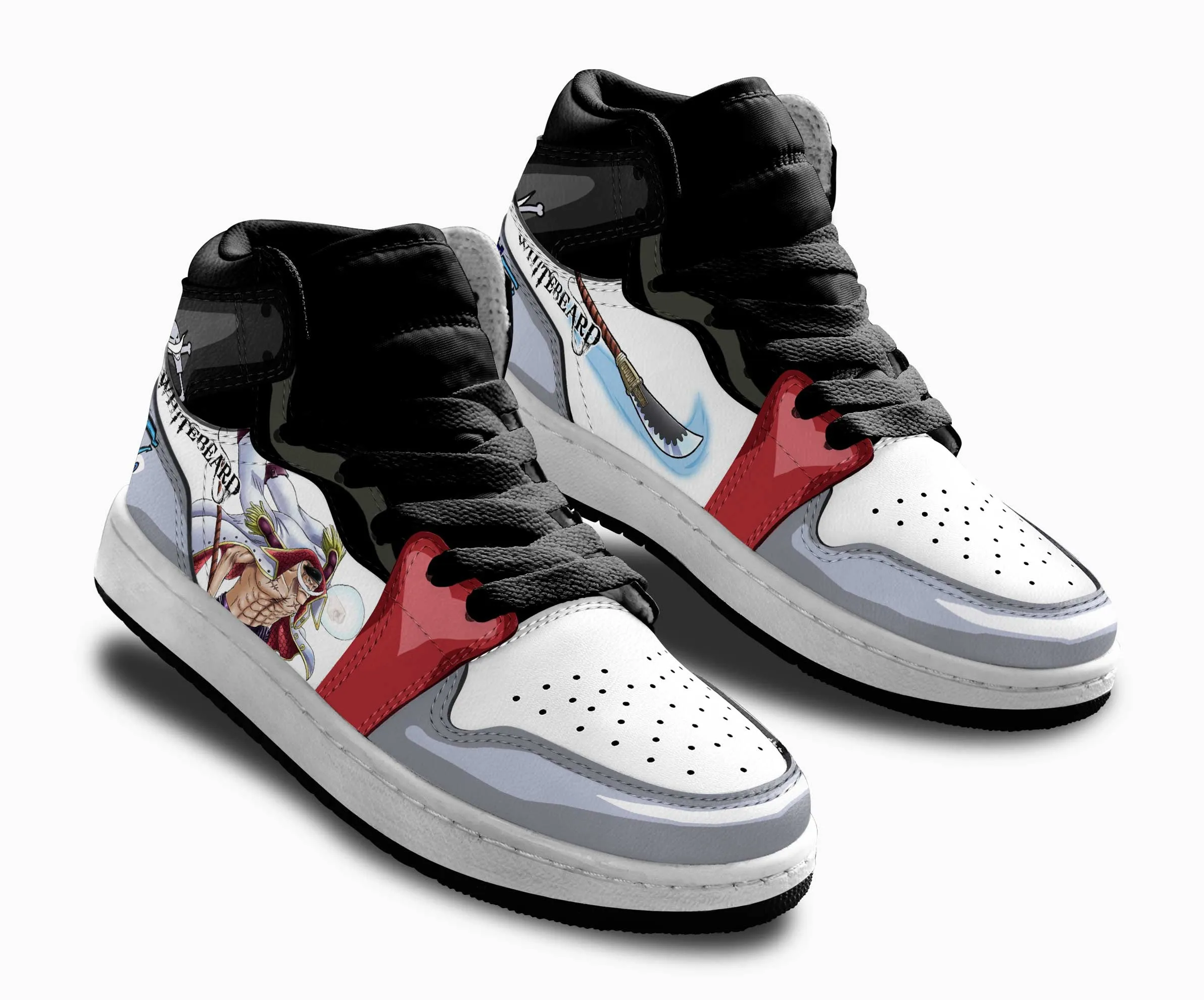 Edward Newgate Kids Sneakers Custom OP Anime Shoes For Kids