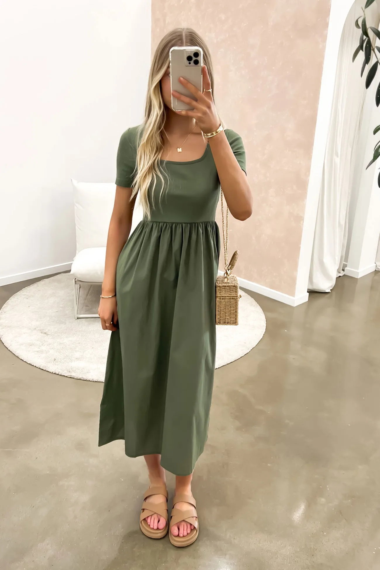 Ella Dress Khaki