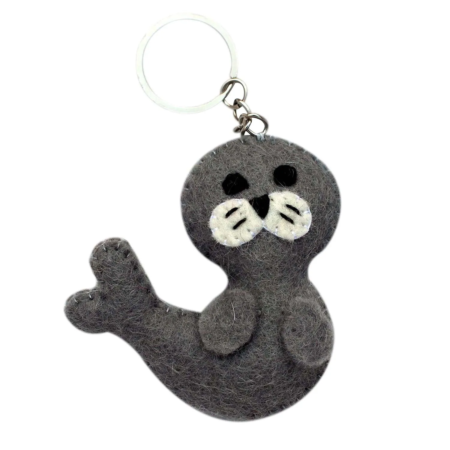 Felt Seal Key Chain Global Groove (A)