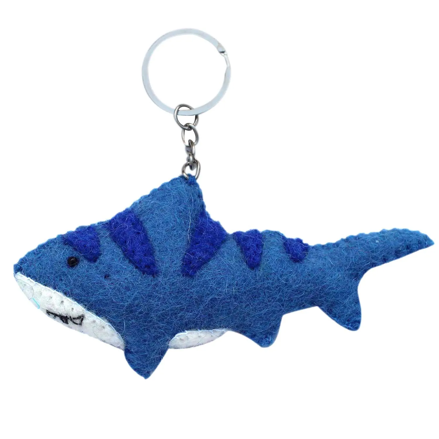 Felt Shark Key Chain Global Groove (A)