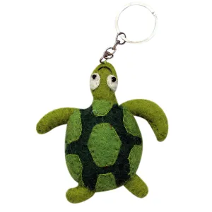 Felt Turtle Key Chain Global Groove (A)