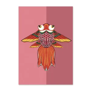 Fish Kite Card By Lion Rock Press