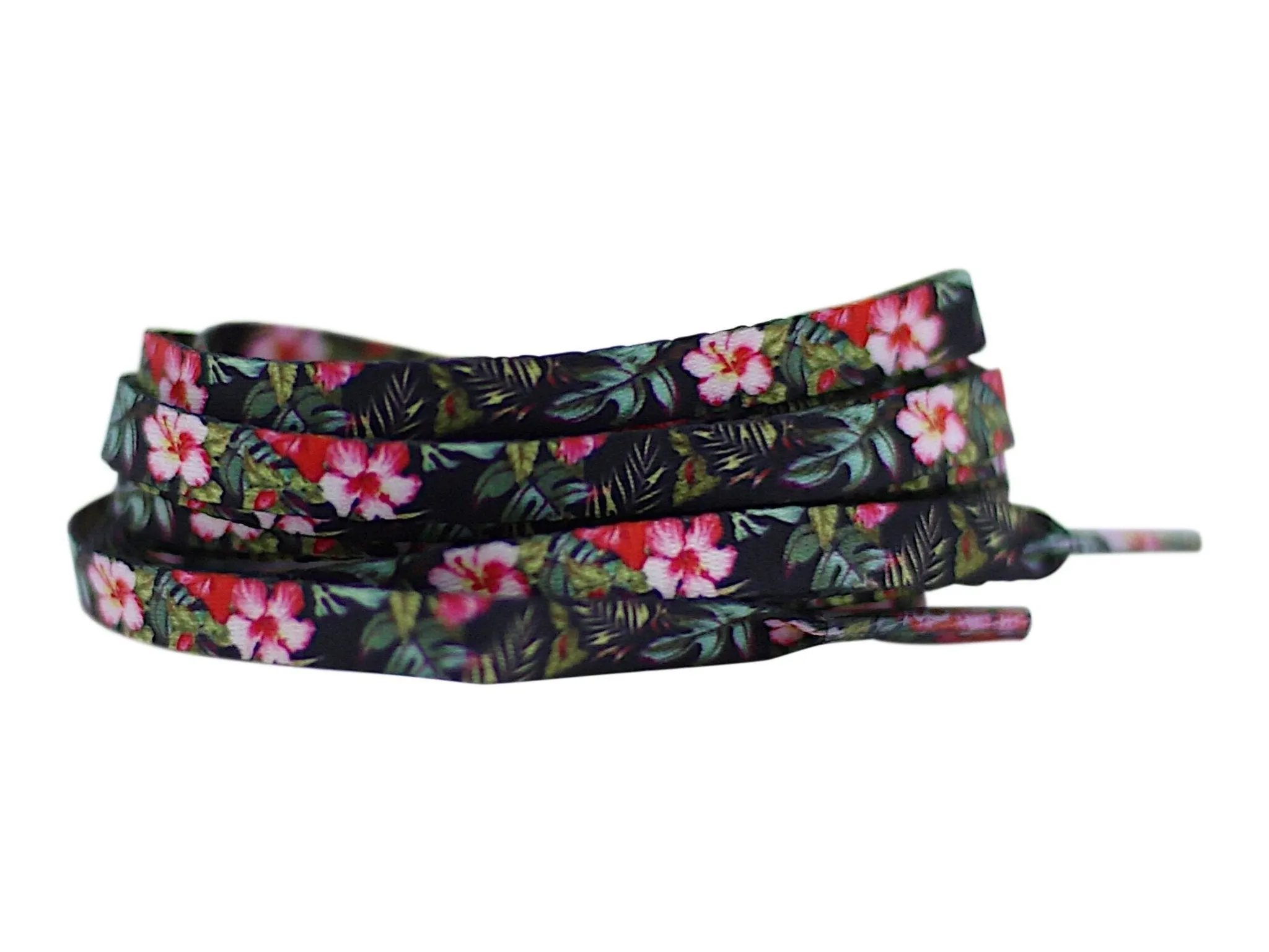 Flat Printed Shoe Laces - Floral