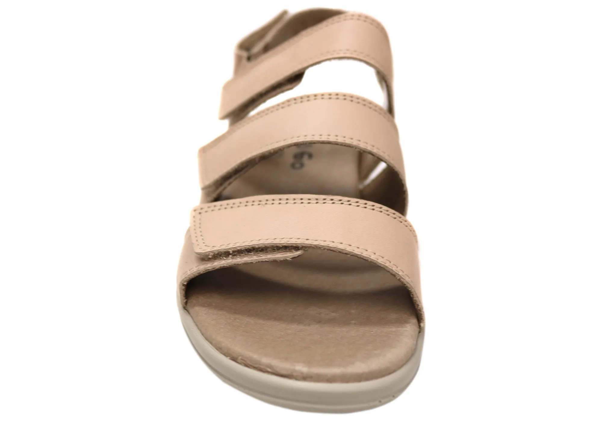 Flex & Go Renay Womens Comfortable Leather Sandals Made In Portugal