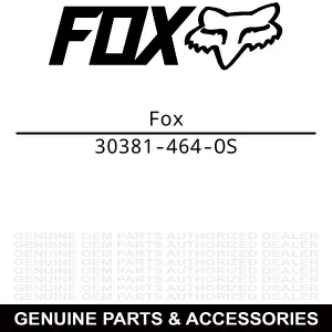 Fox Racing 30381-464-OS Instinct Boot Left Cuff Replacement Spare Parts Off-Road Black