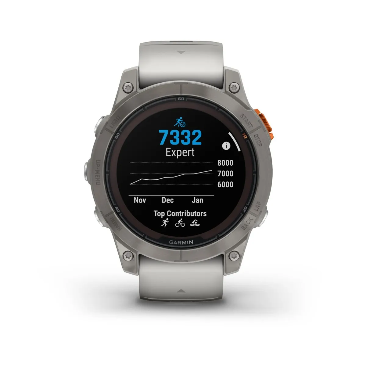 Garmin Fenix 7 Pro Sapphire Solar Edition Titanium Orange Gray