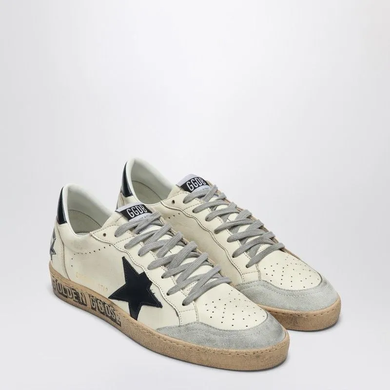 GOLDEN GOOSE Leather Star Sneakers with Nappa Upper and Suede Toe