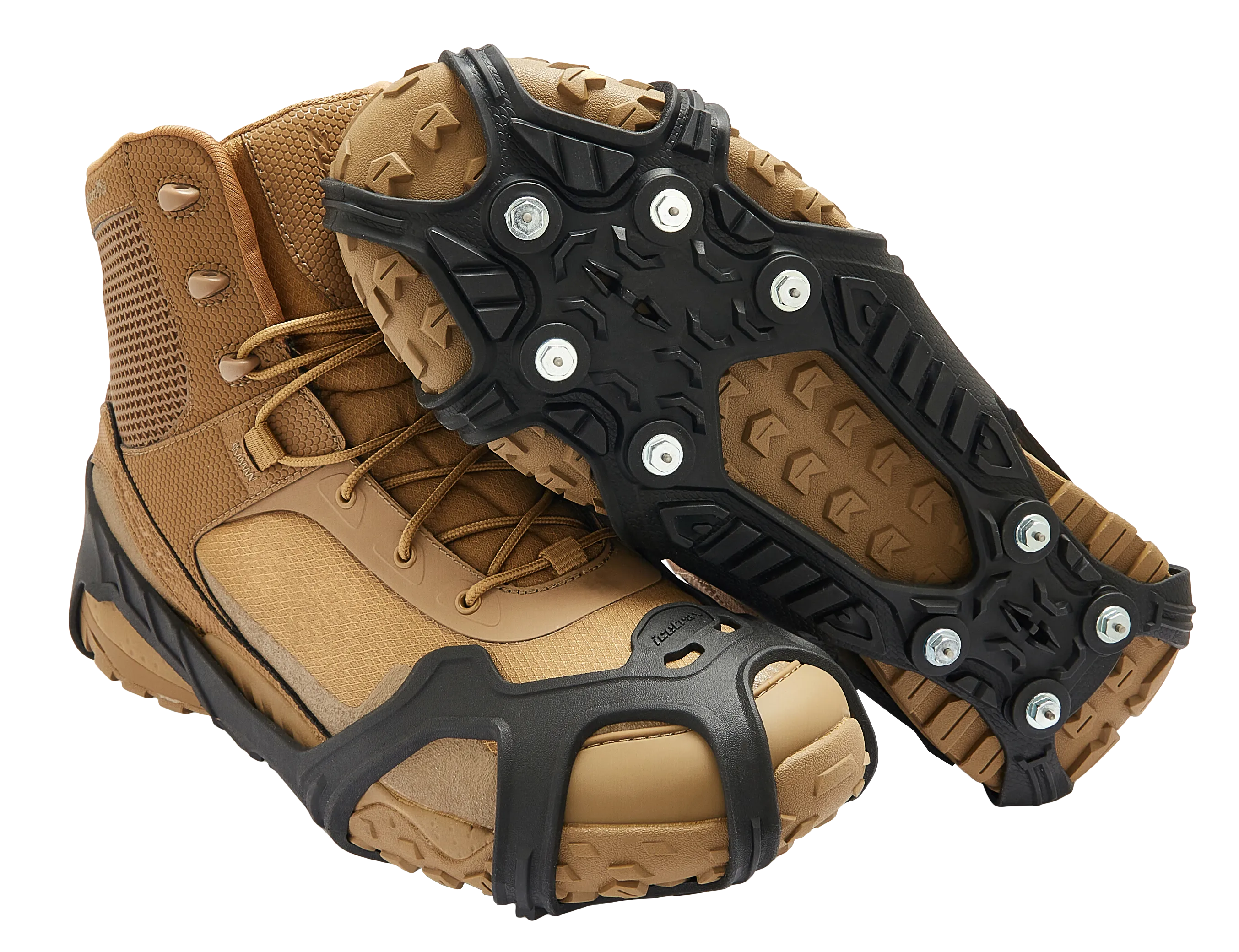 ICETRAX V5 Tungsten Ice Cleats, Easy to Replace Spikes